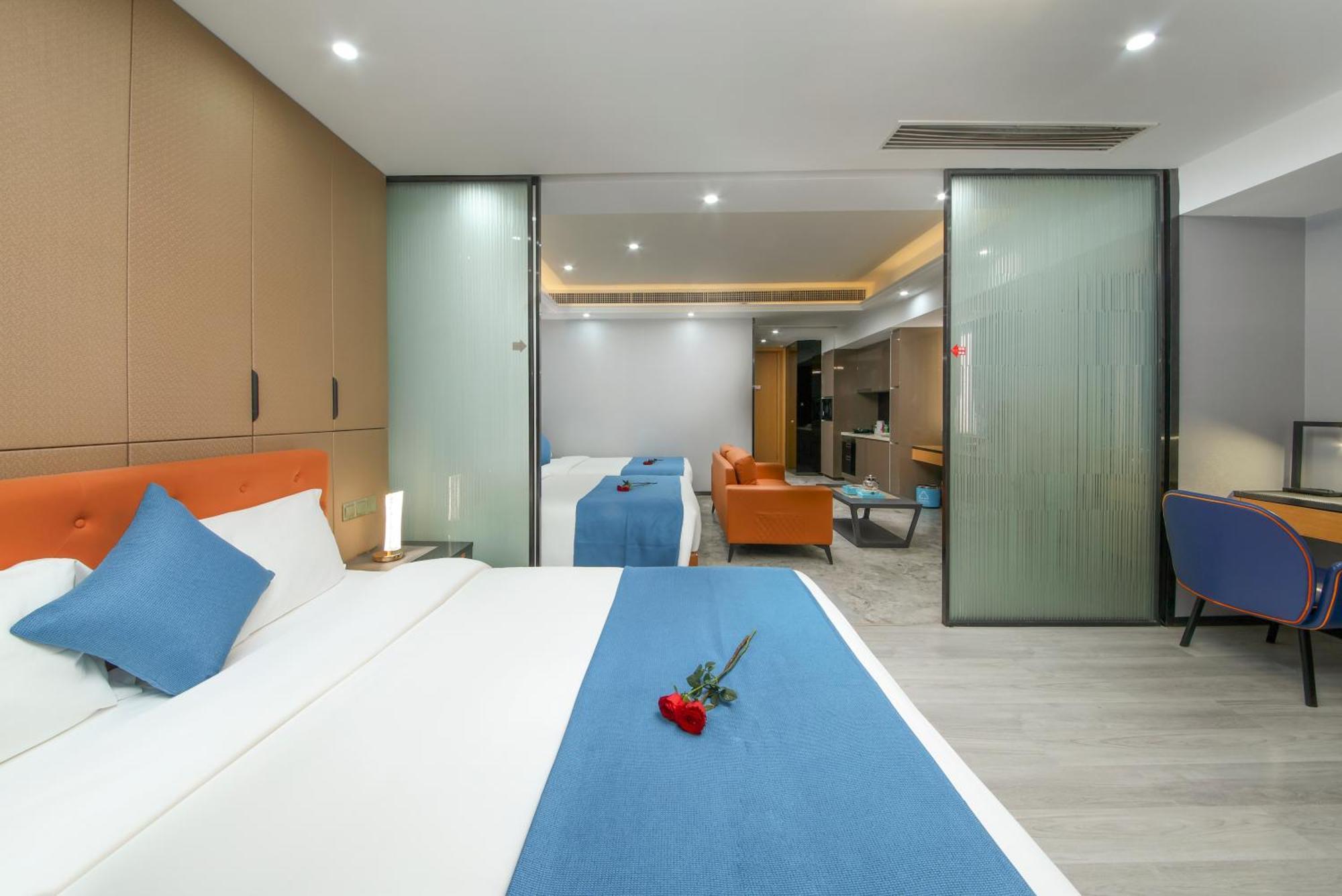 Boman Holiday Apartment Bei Jing Lu Jie Deng Du Hui Branch Cantón Exterior foto